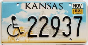 2003-kansas-disabled-license-plate-for-sale-22937.webp