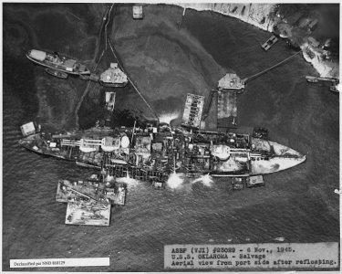 747px-ASBF_(VJ1)_^23029-_6_Nov_1943._USS_Oklahoma_-_Salvage,_Aerial_view_from_port_side_after_...jpg