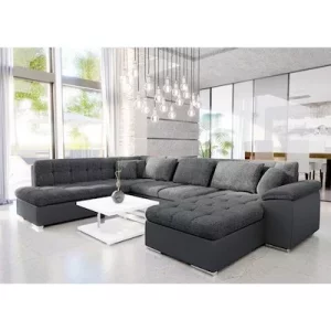 canape-angle-droit-en-u-convertible-en-tissu-polyester-gris-mouchete-niko-1.webp