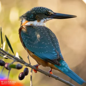 Firefly_a+kingfisher on an olive branch_bokeh,golden_hour_34901.webp Firefly_a+kingfisher on an olive branch_bokeh,golden_hour_34901.webp