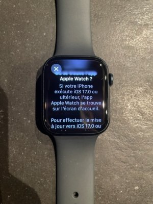 Echec jumelage 2025 apple watch