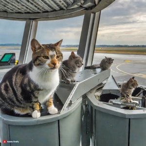 Firefly chats dans une tour de contrôle aviation 68155.jpg