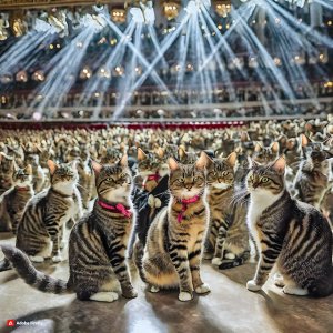 Firefly une centaine de chats faisant un pogo dans une salle de concert 28339.jpg