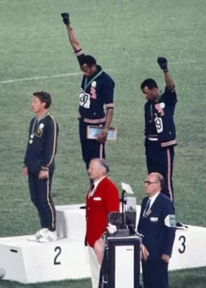 John Carlos & Tommie Smith & Peter Norman - Mexico 1968.webp