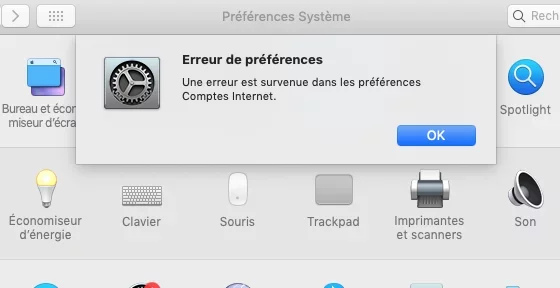 Erreur de preferences .webp