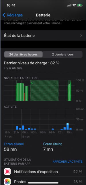 iPhone X - [Problème après changement batterie iPhone X 0%, arrêts  inopinés]