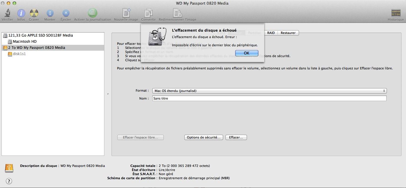 Probleme De Formatage Dd En Exfat Les Forums De Macgeneration